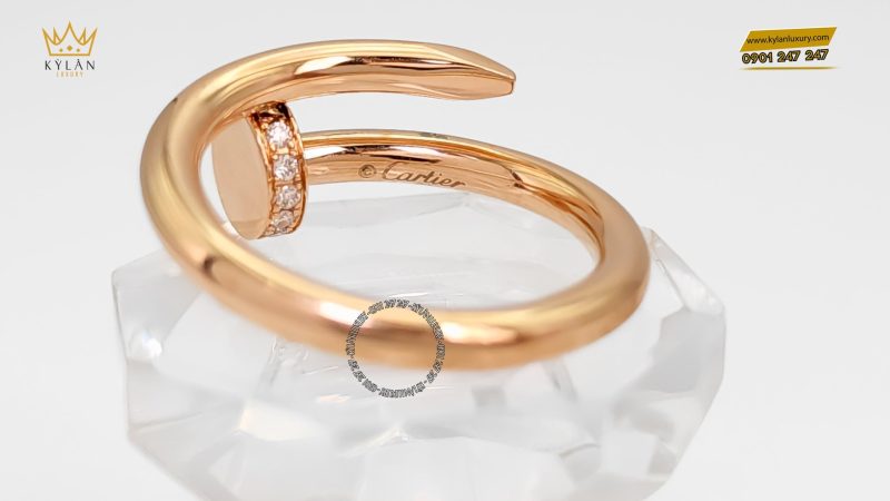 Kỳ Lân Luxury nhan dinh cartier vang khoi dinh kim cuong 6 1 Nhẫn đinh Cartier đính kim cương