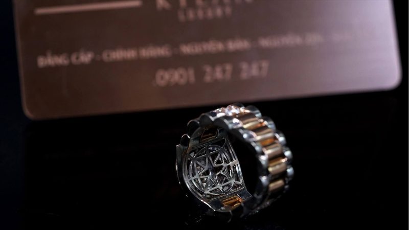 Kỳ Lân Luxury nhan kieu dong ho dinh xoan vien chu 5 1li 6 1 Nhẫn Kiểu Đồng Hồ Đính Xoàn Viên Chủ 5,1li