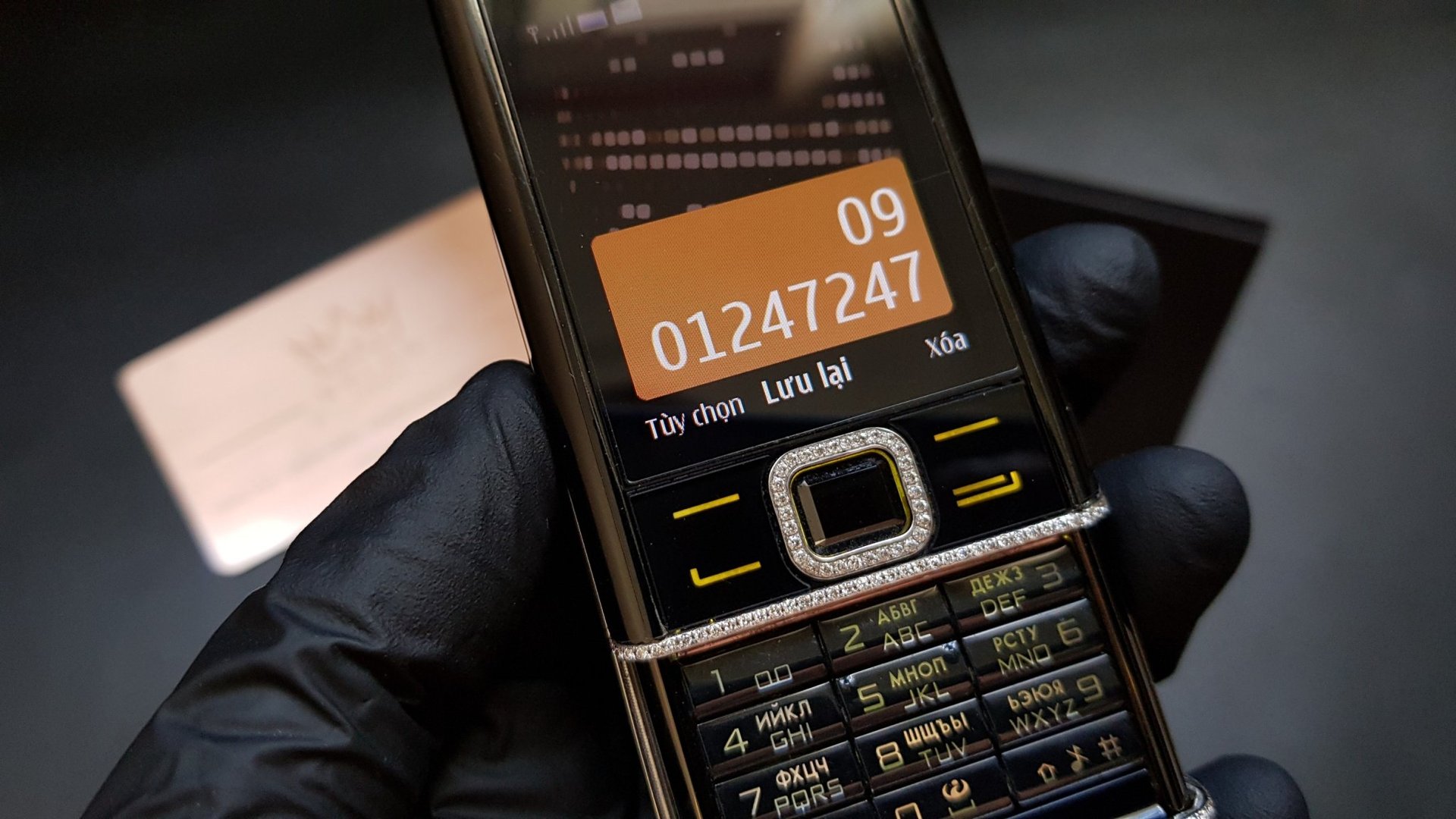 Kỳ Lân Luxury nokia 8800 arte sapphire dinh kim cuong 10 Nokia 8800 Arte Sapphire đính kim cương