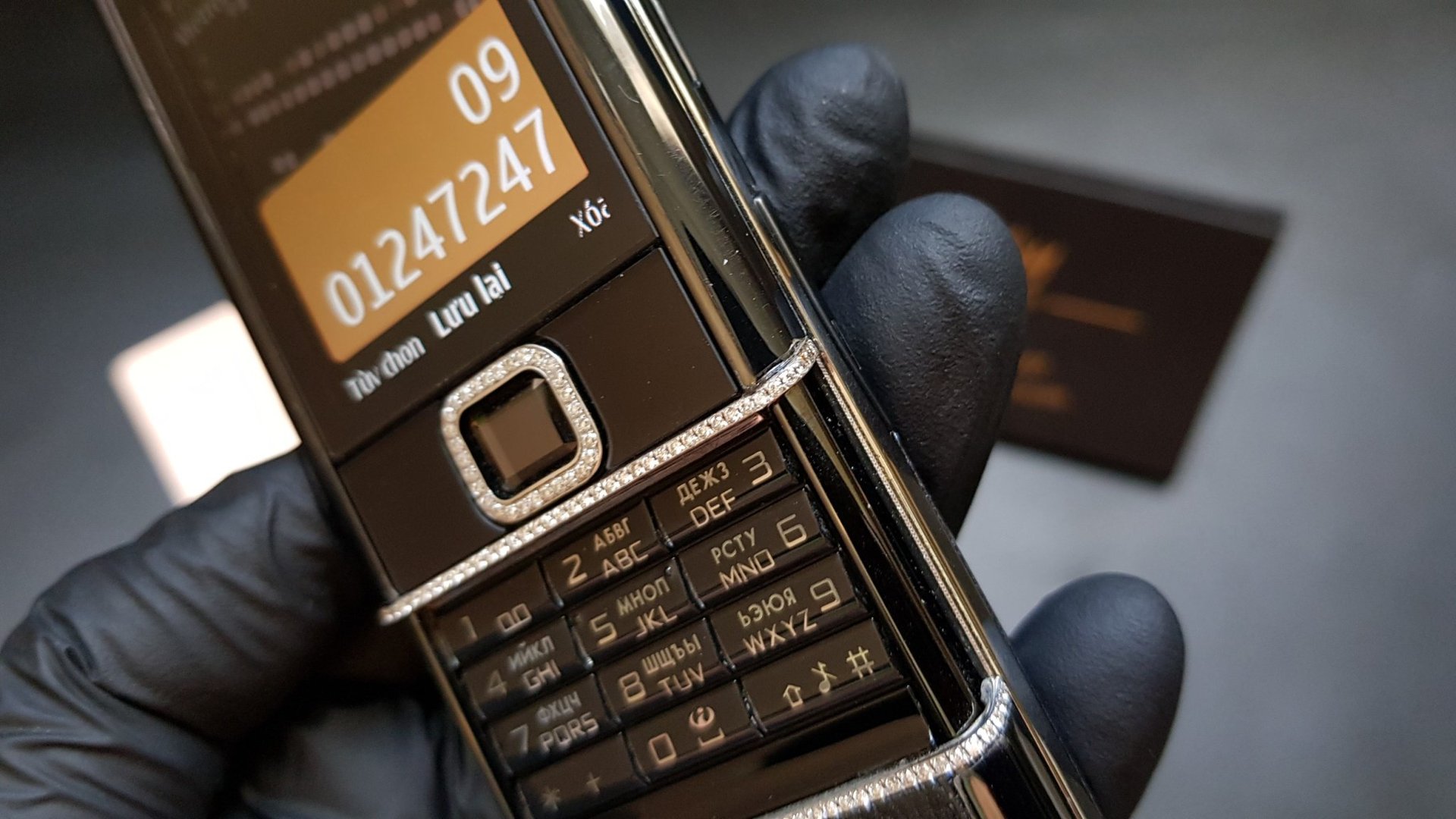 Kỳ Lân Luxury nokia 8800 arte sapphire dinh kim cuong 35 Nokia 8800 Arte Sapphire đính kim cương