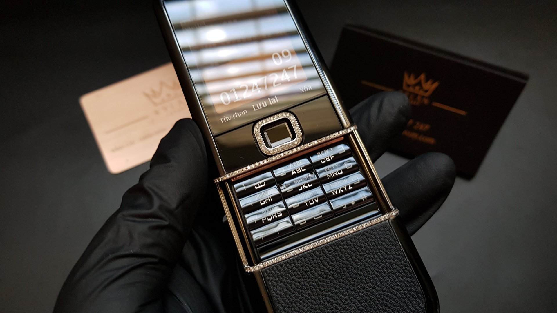 Kỳ Lân Luxury nokia 8800 arte sapphire dinh kim cuong 45 Nokia 8800 Arte Sapphire đính kim cương