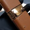 Vertu Constellation bọc vàng da nâu