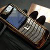 Vertu Constellation bọc vàng da nâu