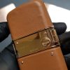 Vertu Constellation bọc vàng da nâu