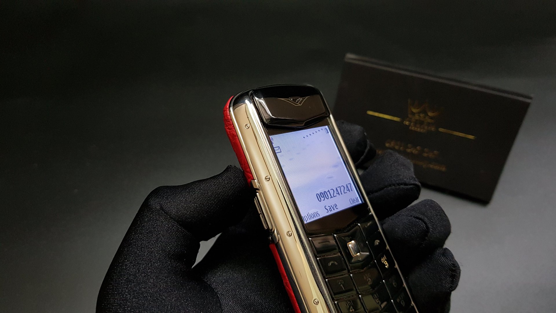 Kỳ Lân Luxury vertu constellation da do 1 Vertu Constellation da đỏ đẹp 99%