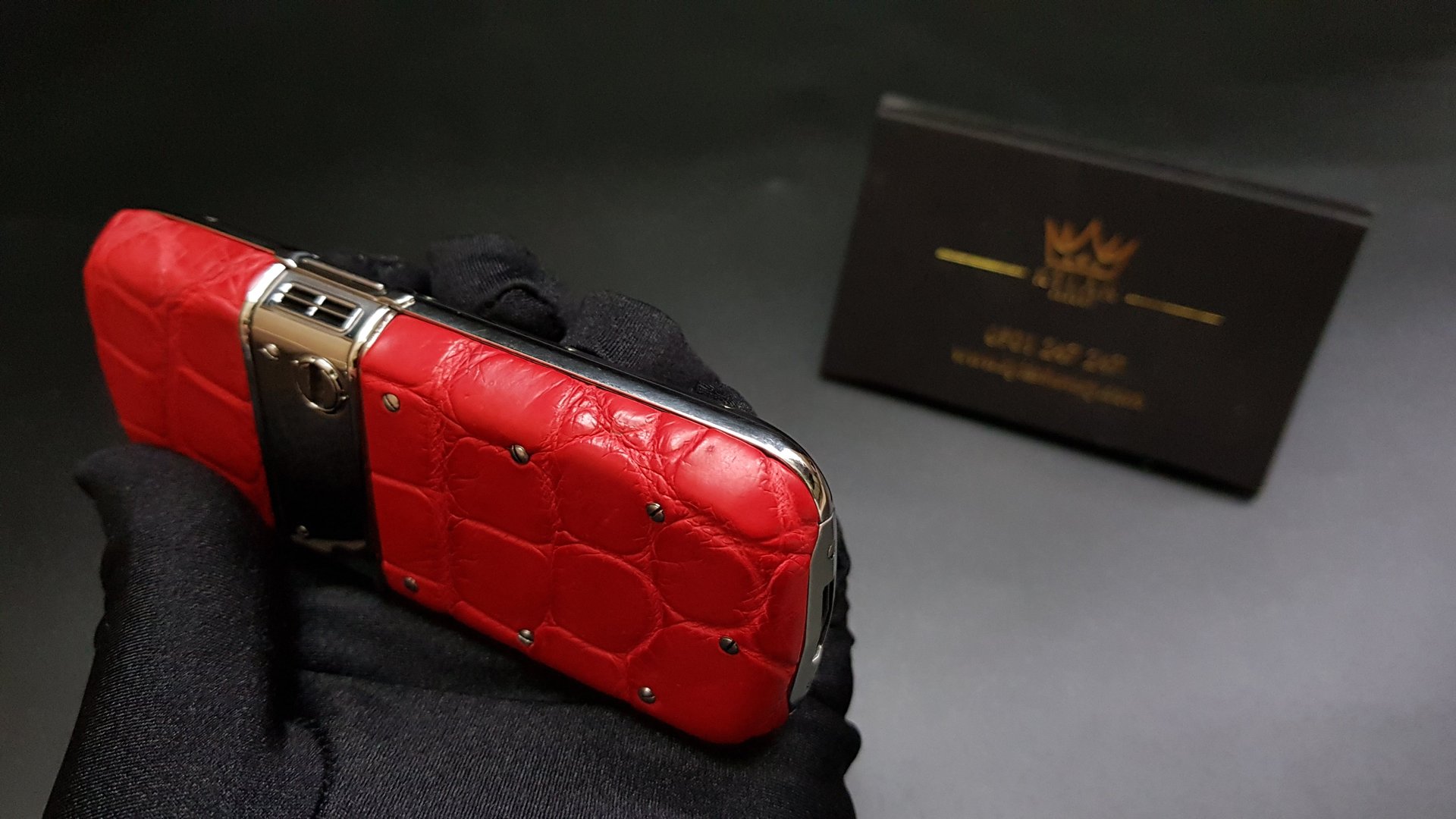 Kỳ Lân Luxury vertu constellation da do 21 Vertu Constellation da đỏ đẹp 99%