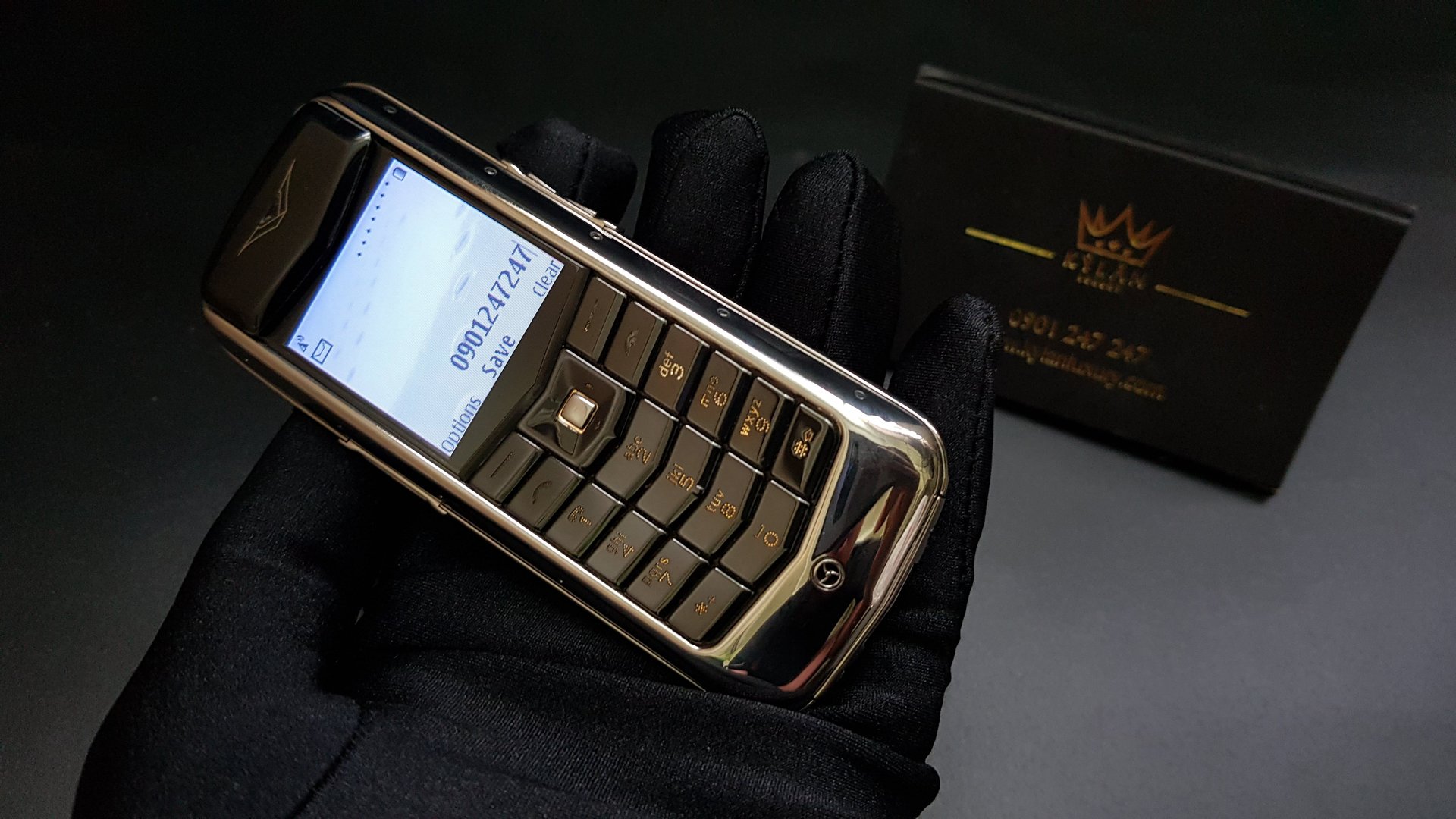 Kỳ Lân Luxury vertu constellation da do 3 Vertu Constellation da đỏ đẹp 99%