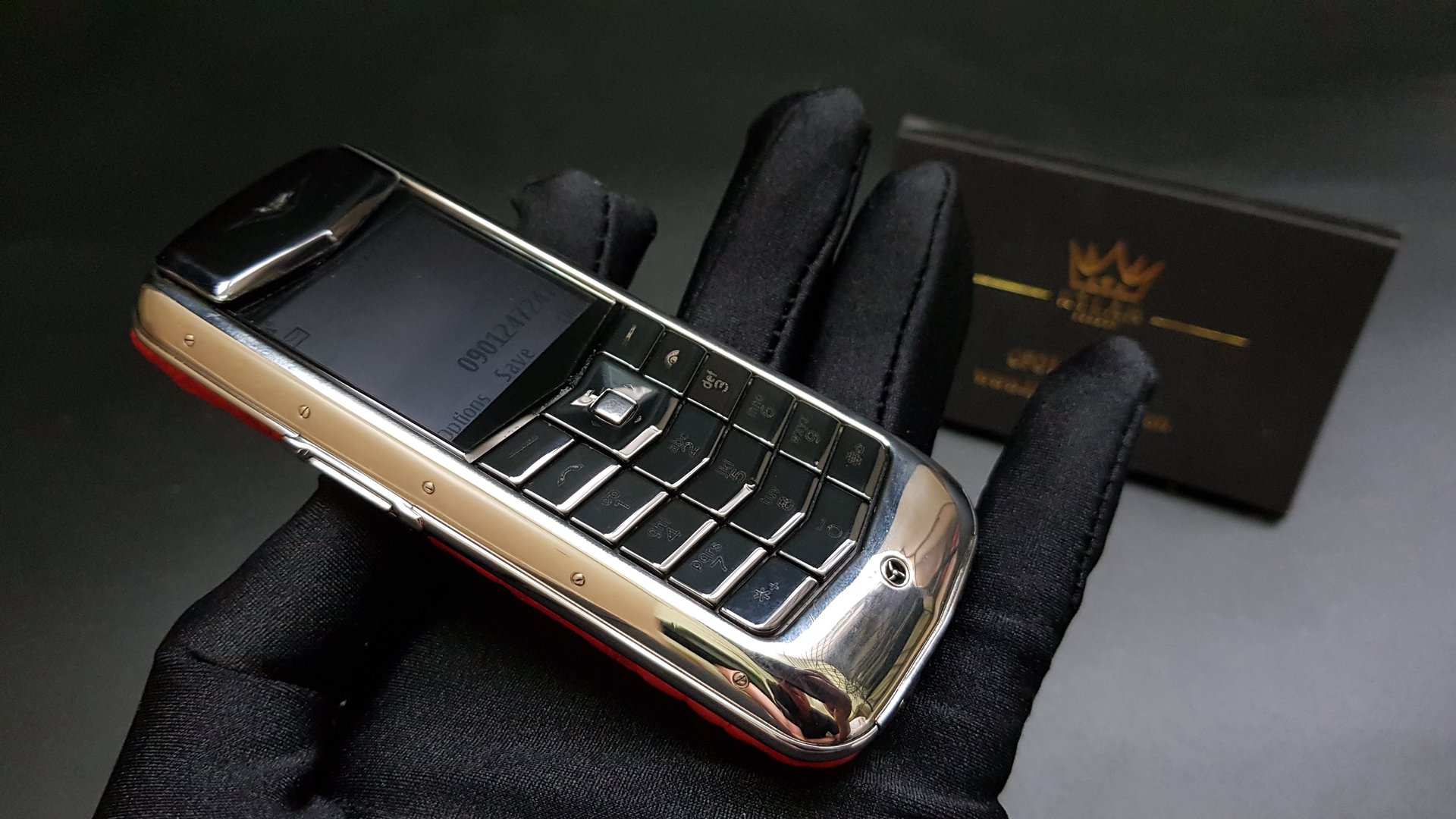 Kỳ Lân Luxury vertu constellation da do 5 Vertu Constellation da đỏ đẹp 99%