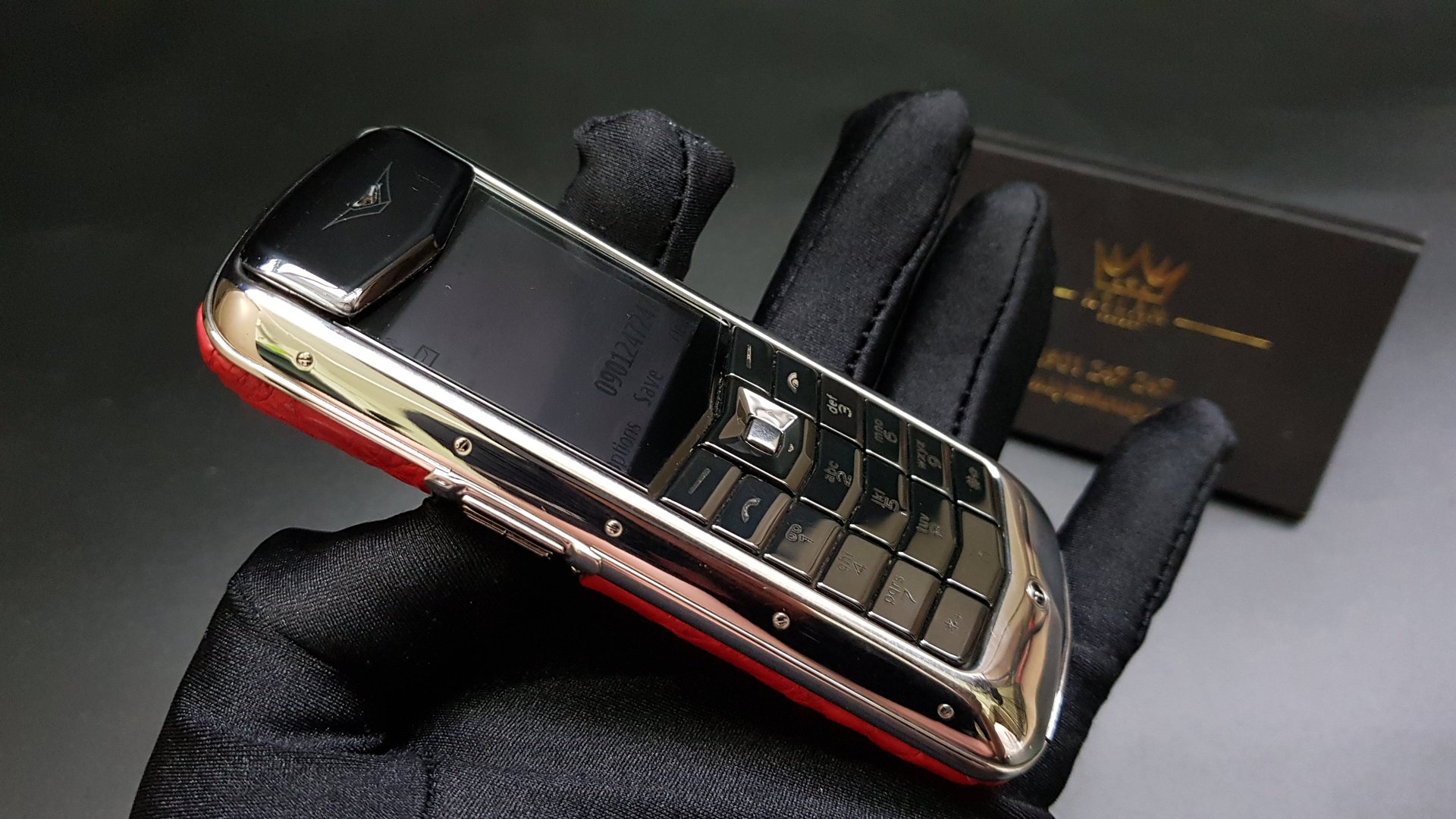 Kỳ Lân Luxury vertu constellation da do 6 Vertu Constellation da đỏ đẹp 99%