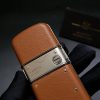 Vertu Constellation bọc da Nâu
