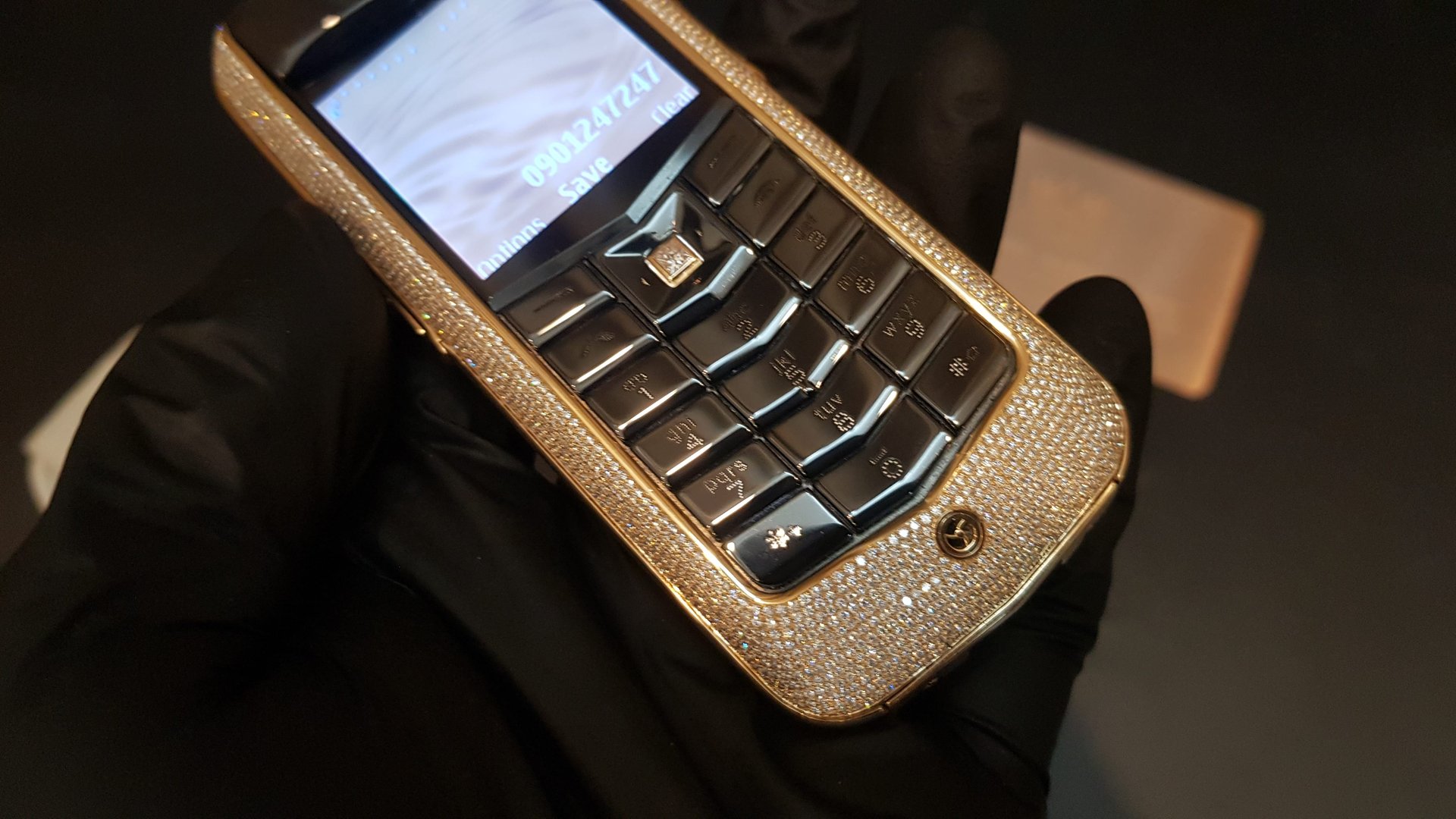 Kỳ Lân Luxury vertu constellation dinh full kim cuong da van ca sau 7 Vertu Constellation đính full kim cương da vân cá sấu