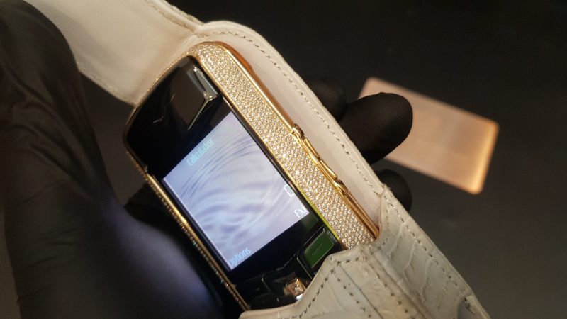 Kỳ Lân Luxury vertu constellation dinh full kim cuong da van ca sau 79 1 Vertu Constellation đính full kim cương da vân cá sấu