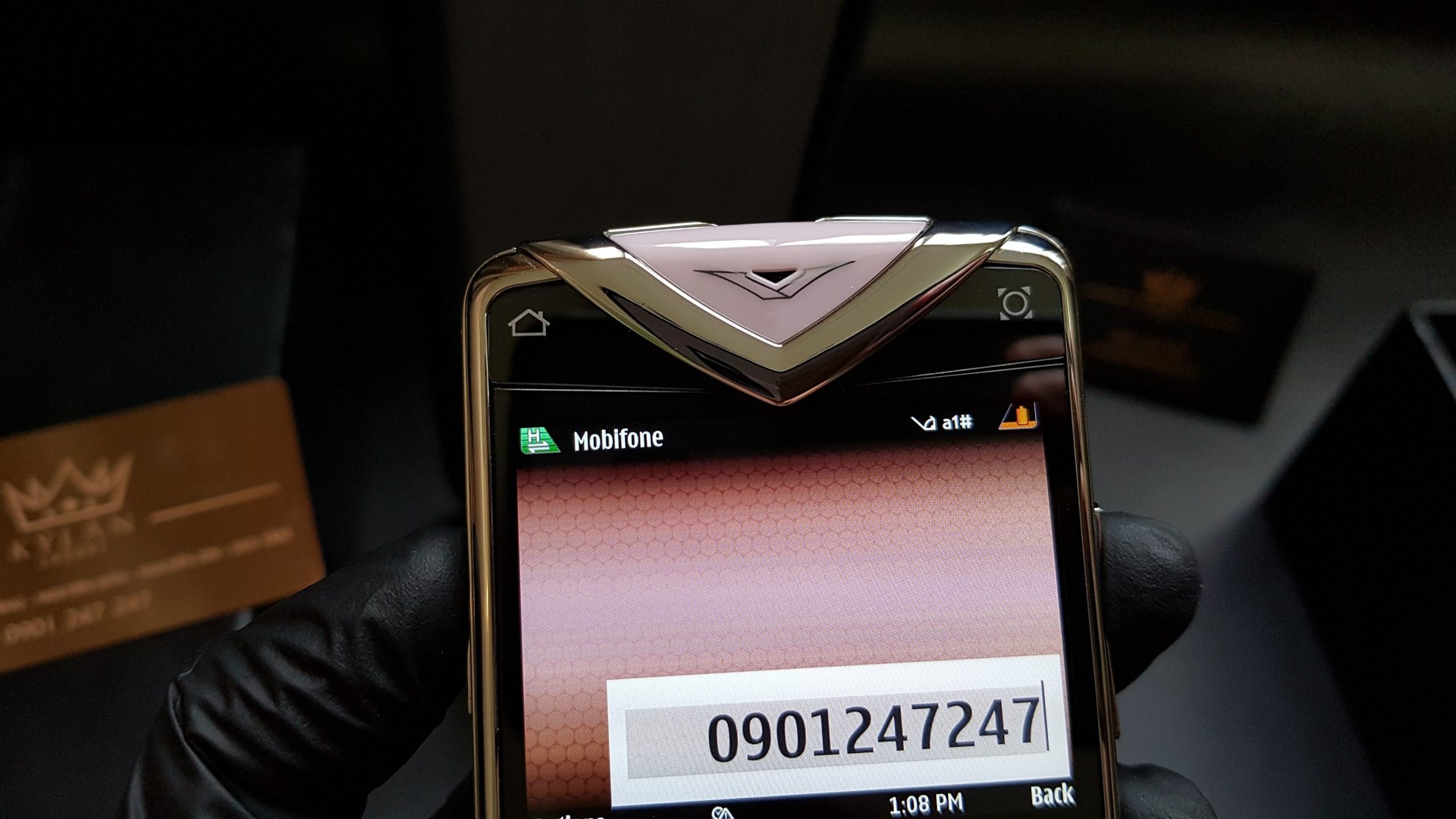 Kỳ Lân Luxury vertu constellation quest hong pastel fullbox 27 Vertu Quest pink fullbox