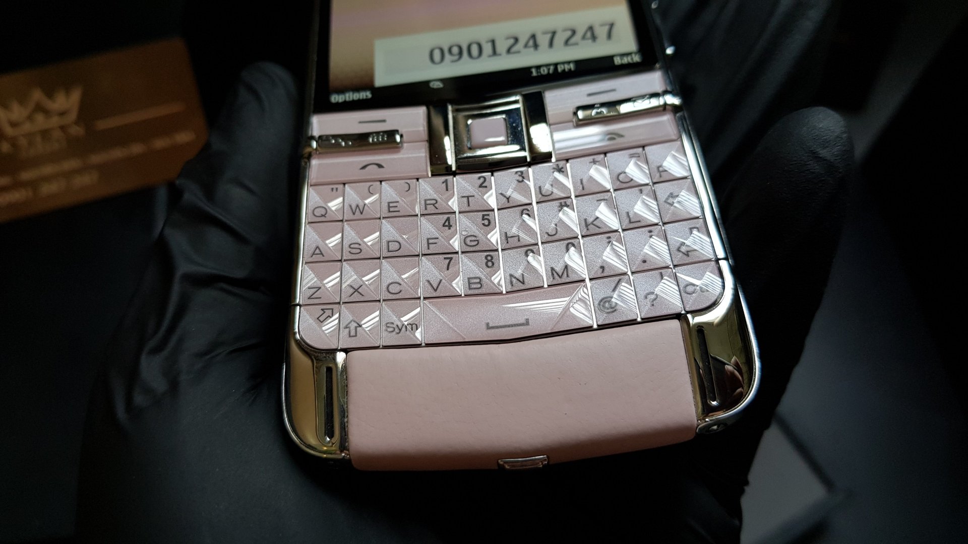 Kỳ Lân Luxury vertu constellation quest hong pastel fullbox 4 Vertu Quest pink fullbox
