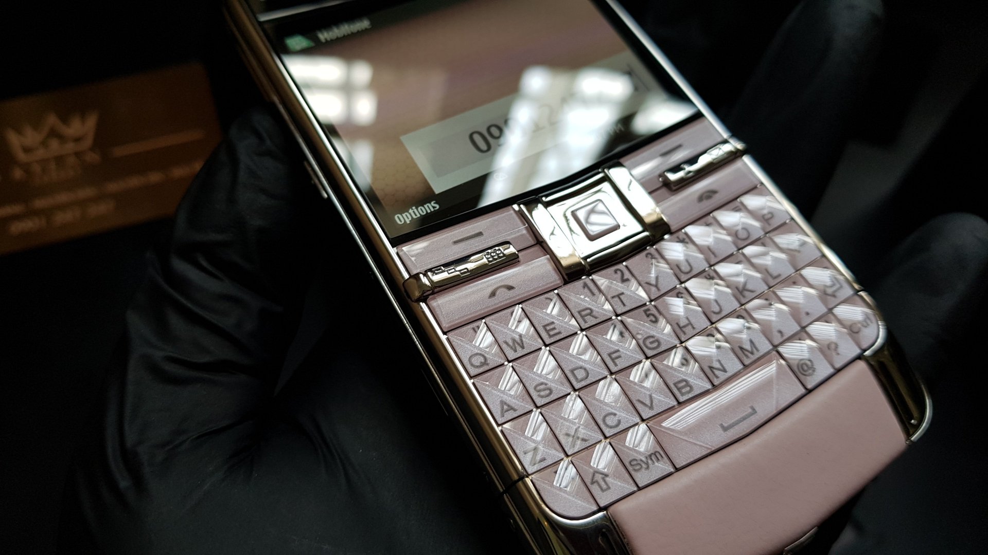 Kỳ Lân Luxury vertu constellation quest hong pastel fullbox 46 Vertu Quest pink fullbox
