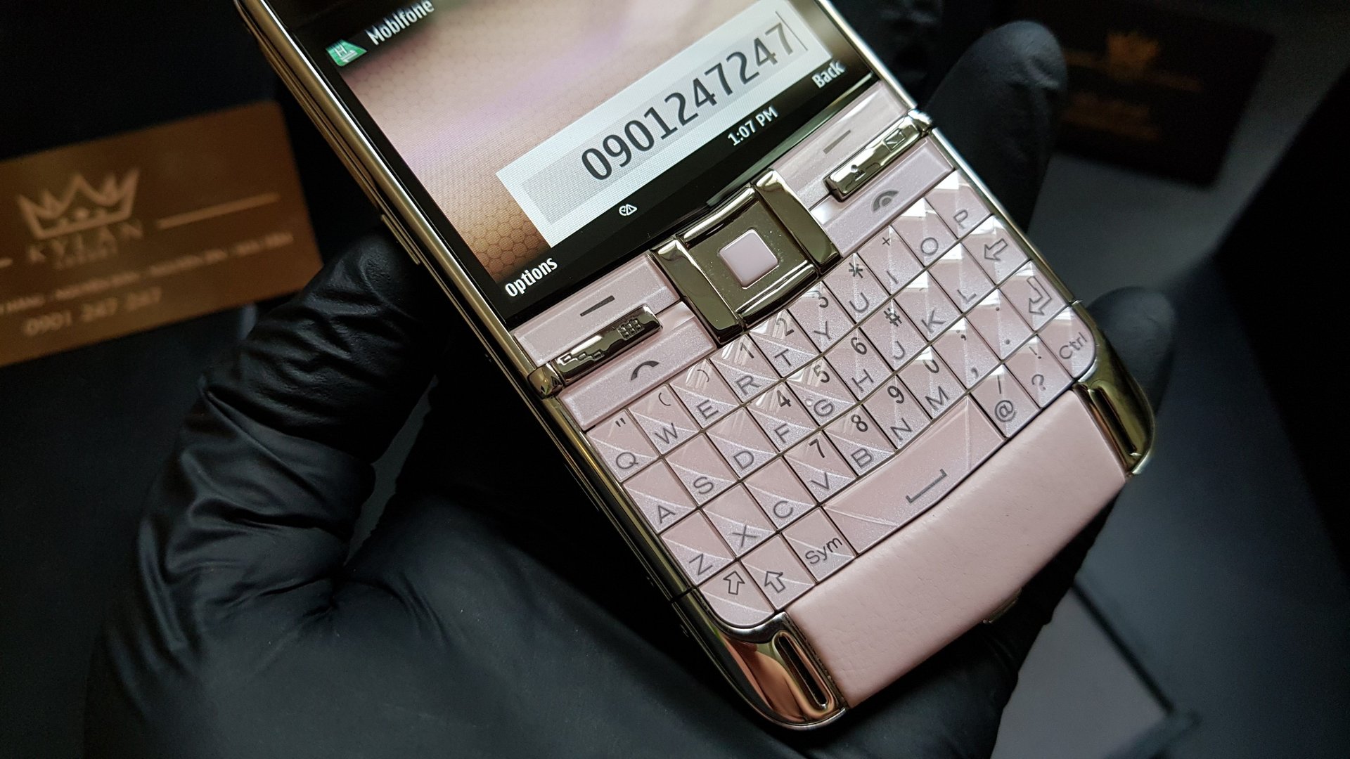 Kỳ Lân Luxury vertu constellation quest hong pastel fullbox 49 Vertu Quest pink fullbox
