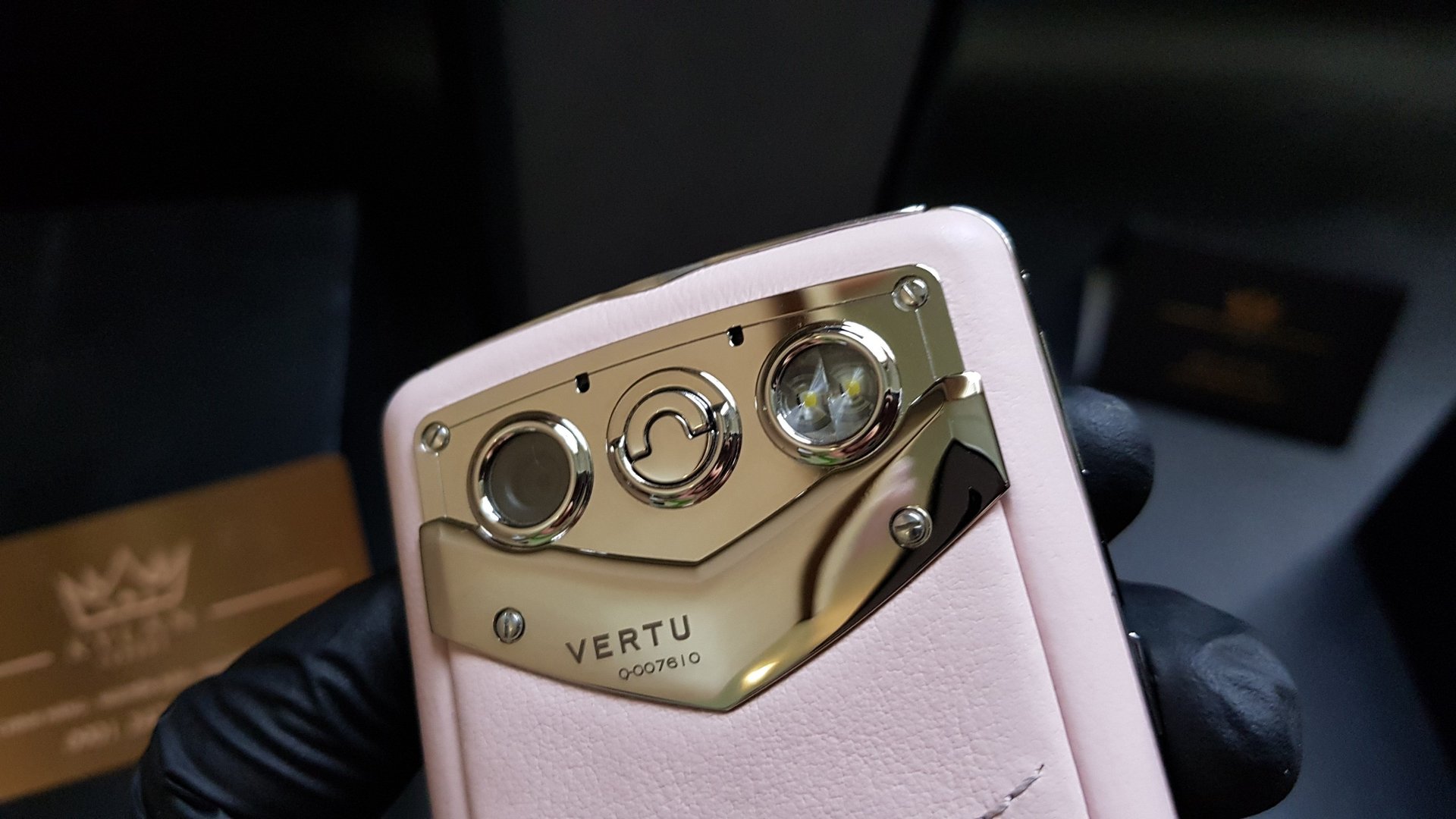 Kỳ Lân Luxury vertu constellation quest hong pastel fullbox 53 Vertu Quest pink fullbox