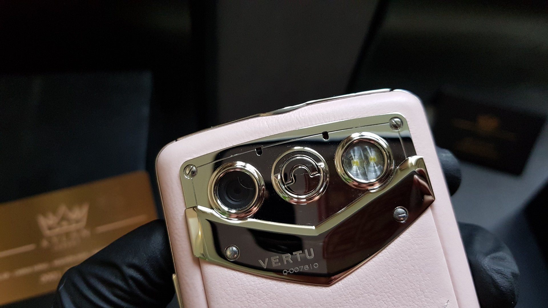 Kỳ Lân Luxury vertu constellation quest hong pastel fullbox 6 Vertu Quest pink fullbox