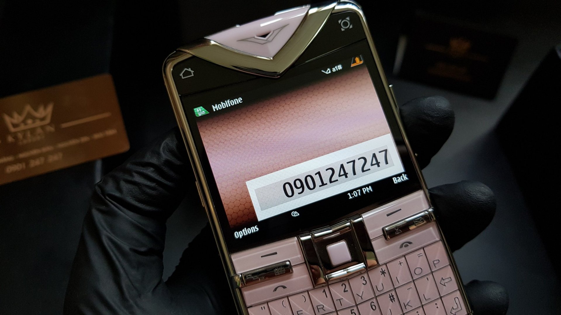Kỳ Lân Luxury vertu constellation quest hong pastel fullbox 61 Vertu Quest pink fullbox