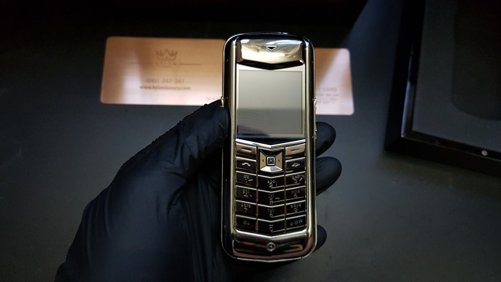 Kỳ Lân Luxury vertu constellation silver fullbox 19 Vertu Constellation Silver Fullbox