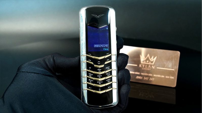 Kỳ Lân Luxury vertu signature m steel mix gold lemon 3 1 Vertu Signature M steel mix gold lemon