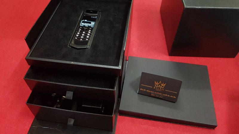 Kỳ Lân Luxury vertu signature s black pure fullbox 19 1 Vertu Signature S Black Pure fullbox nguyên hộp sách