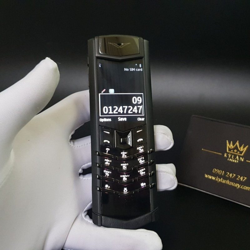 Kỳ Lân Luxury vertu signature s black pure fullbox 22 1 Vertu Signature S Black Pure fullbox nguyên hộp sách