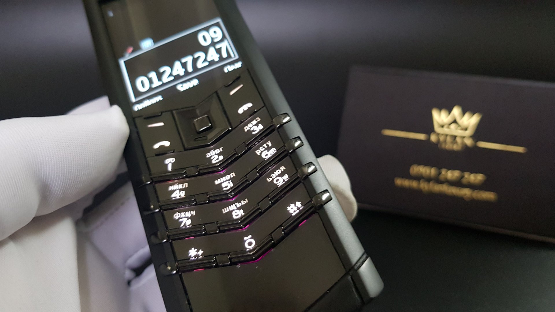 Kỳ Lân Luxury vertu signature s black pure fullbox 24 Vertu Signature S Black Pure fullbox nguyên hộp sách