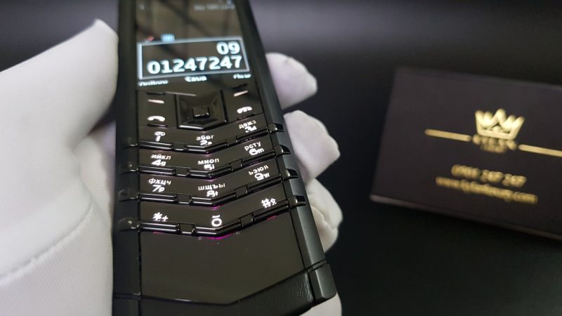 Kỳ Lân Luxury vertu signature s black pure fullbox 25 1 Vertu Signature S Black Pure fullbox nguyên hộp sách