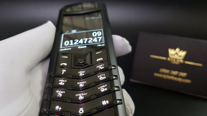 Kỳ Lân Luxury vertu signature s black pure fullbox 26 1 Vertu Signature S Black Pure fullbox nguyên hộp sách