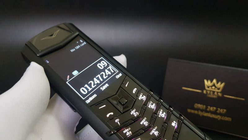 Kỳ Lân Luxury vertu signature s black pure fullbox 27 1 Vertu Signature S Black Pure fullbox nguyên hộp sách