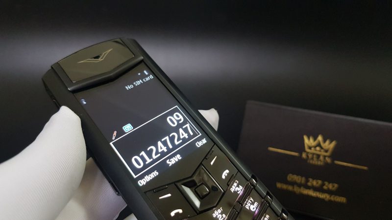 Kỳ Lân Luxury vertu signature s black pure fullbox 28 1 Vertu Signature S Black Pure fullbox nguyên hộp sách