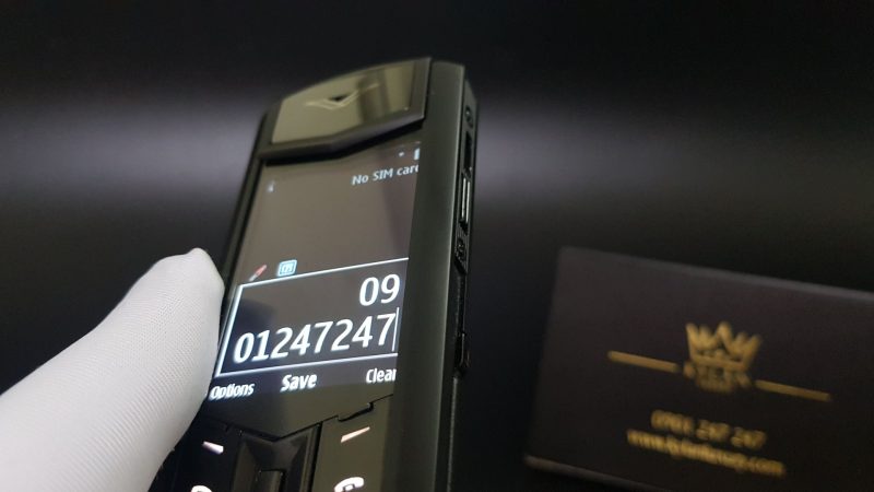 Kỳ Lân Luxury vertu signature s black pure fullbox 29 1 Vertu Signature S Black Pure fullbox nguyên hộp sách