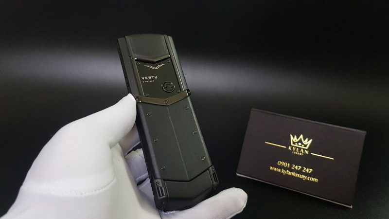 Kỳ Lân Luxury vertu signature s black pure fullbox 35 1 Vertu Signature S Black Pure fullbox nguyên hộp sách