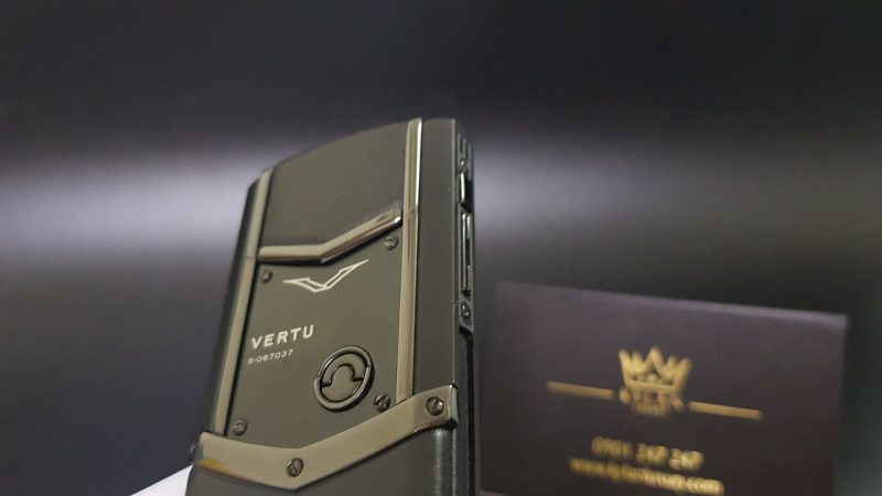 Kỳ Lân Luxury vertu signature s black pure fullbox 44 1 Vertu Signature S Black Pure fullbox nguyên hộp sách