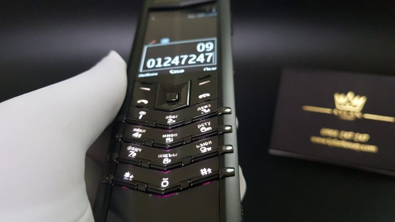 Kỳ Lân Luxury vertu signature s black pure fullbox 47 1 Vertu Signature S Black Pure fullbox nguyên hộp sách