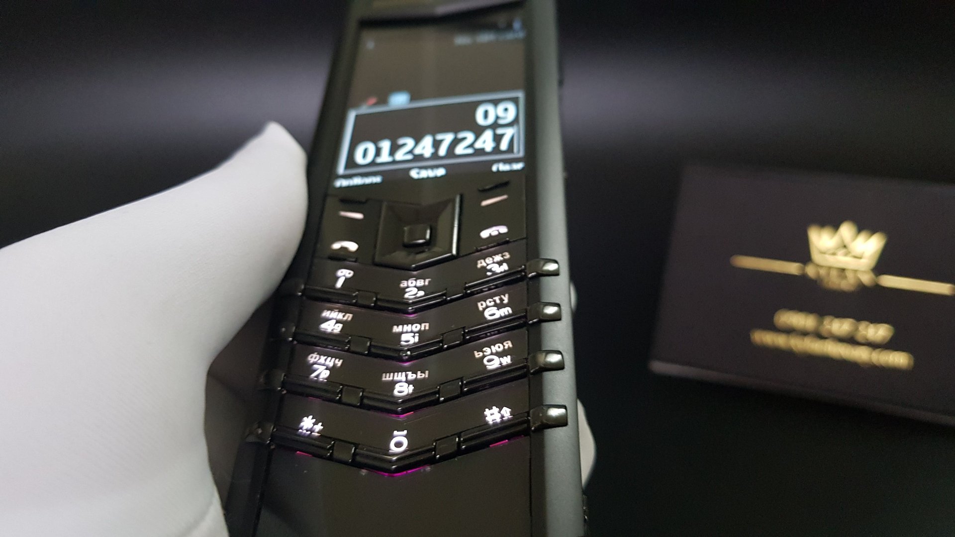 Kỳ Lân Luxury vertu signature s black pure fullbox 47 Vertu Signature S Black Pure fullbox nguyên hộp sách