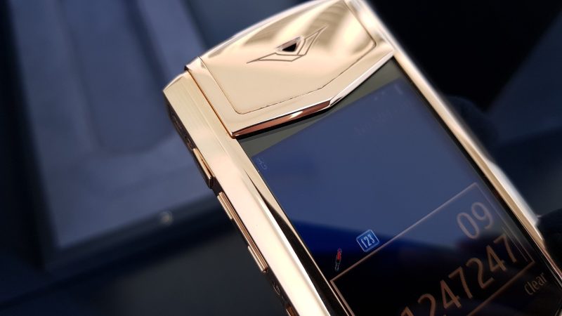 Kỳ Lân Luxury vertu signature s full gold 18k 17 1 Vertu Signature S Full Gold 18K