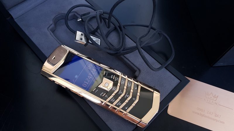 Kỳ Lân Luxury vertu signature s full gold 18k 2 1 Vertu Signature S Full Gold 18K