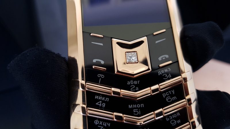 Kỳ Lân Luxury vertu signature s full gold 18k 20 1 Vertu Signature S Full Gold 18K