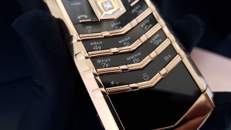 Kỳ Lân Luxury vertu signature s full gold 18k 21 1 Vertu Signature S Full Gold 18K