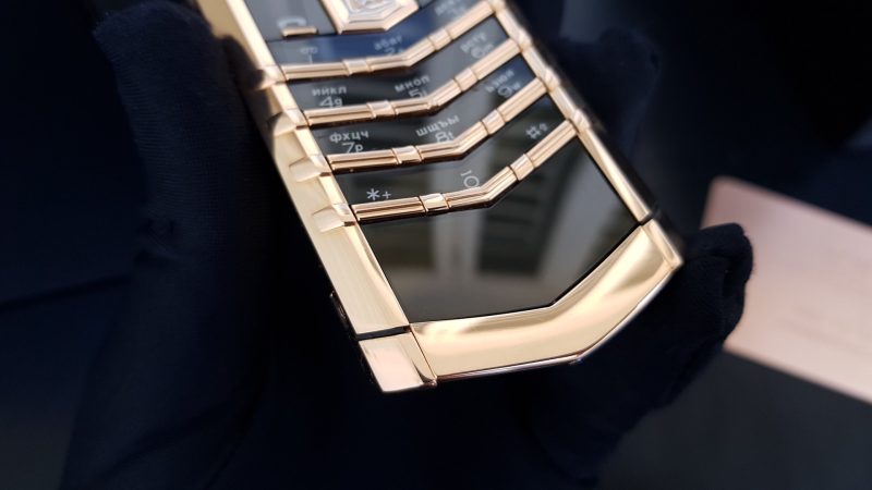 Kỳ Lân Luxury vertu signature s full gold 18k 22 1 Vertu Signature S Full Gold 18K