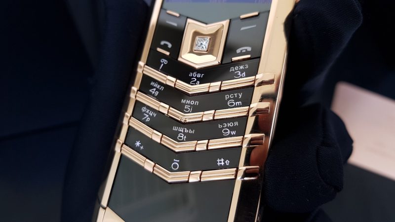 Kỳ Lân Luxury vertu signature s full gold 18k 24 1 Vertu Signature S Full Gold 18K