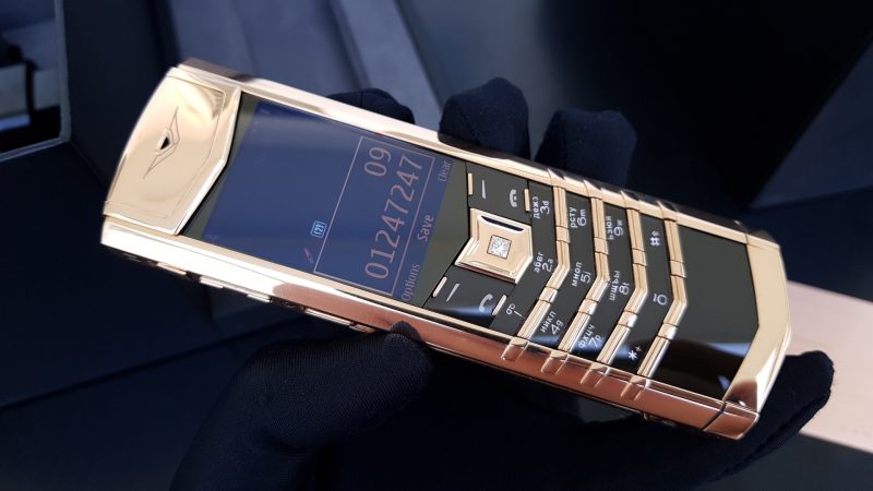 Kỳ Lân Luxury vertu signature s full gold 18k 27 1 Vertu Signature S Full Gold 18K