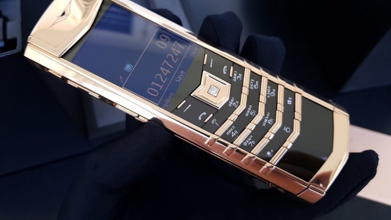 Kỳ Lân Luxury vertu signature s full gold 18k 28 1 Vertu Signature S Full Gold 18K