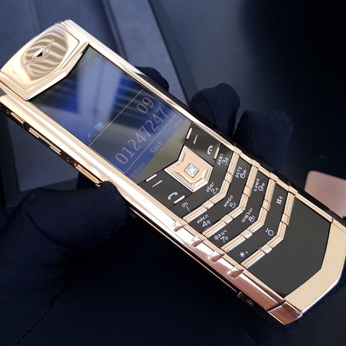 Kỳ Lân Luxury vertu signature s full gold 18k 29 Vertu Signature S Full Gold 18K