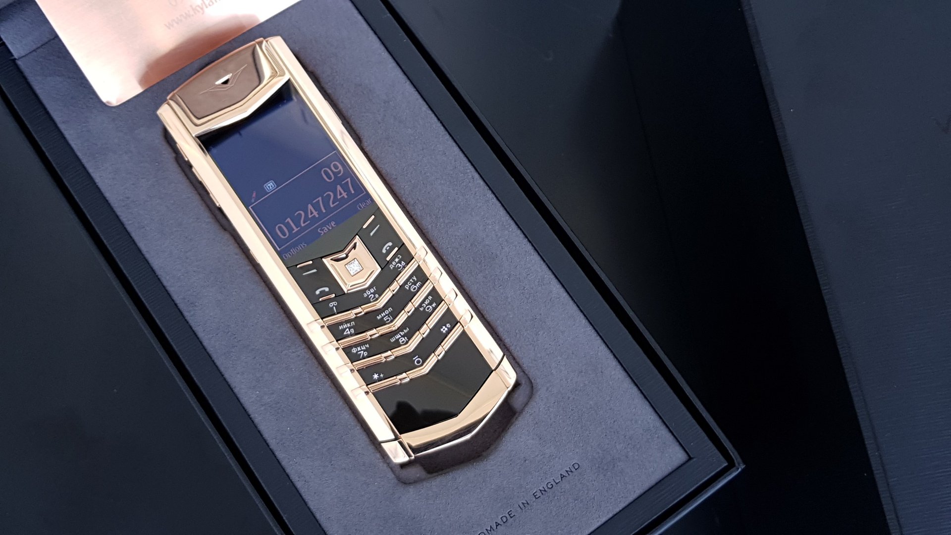 Kỳ Lân Luxury vertu signature s full gold 18k 31 Vertu Signature S Full Gold 18K