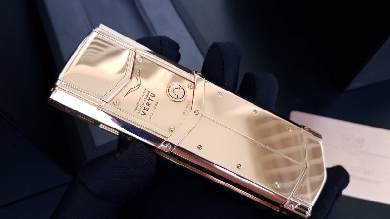 Kỳ Lân Luxury vertu signature s full gold 18k 5 1 Vertu Signature S Full Gold 18K