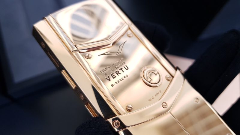 Kỳ Lân Luxury vertu signature s full gold 18k 7 1 Vertu Signature S Full Gold 18K