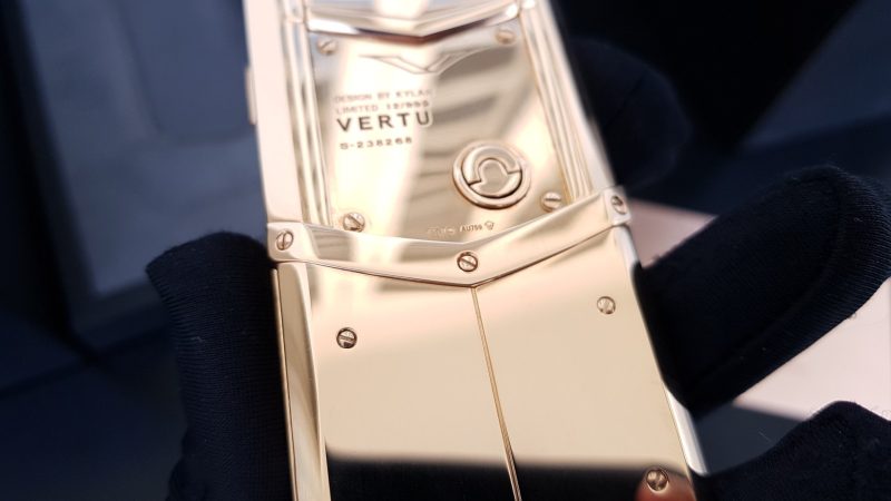 Kỳ Lân Luxury vertu signature s full gold 18k 8 1 Vertu Signature S Full Gold 18K